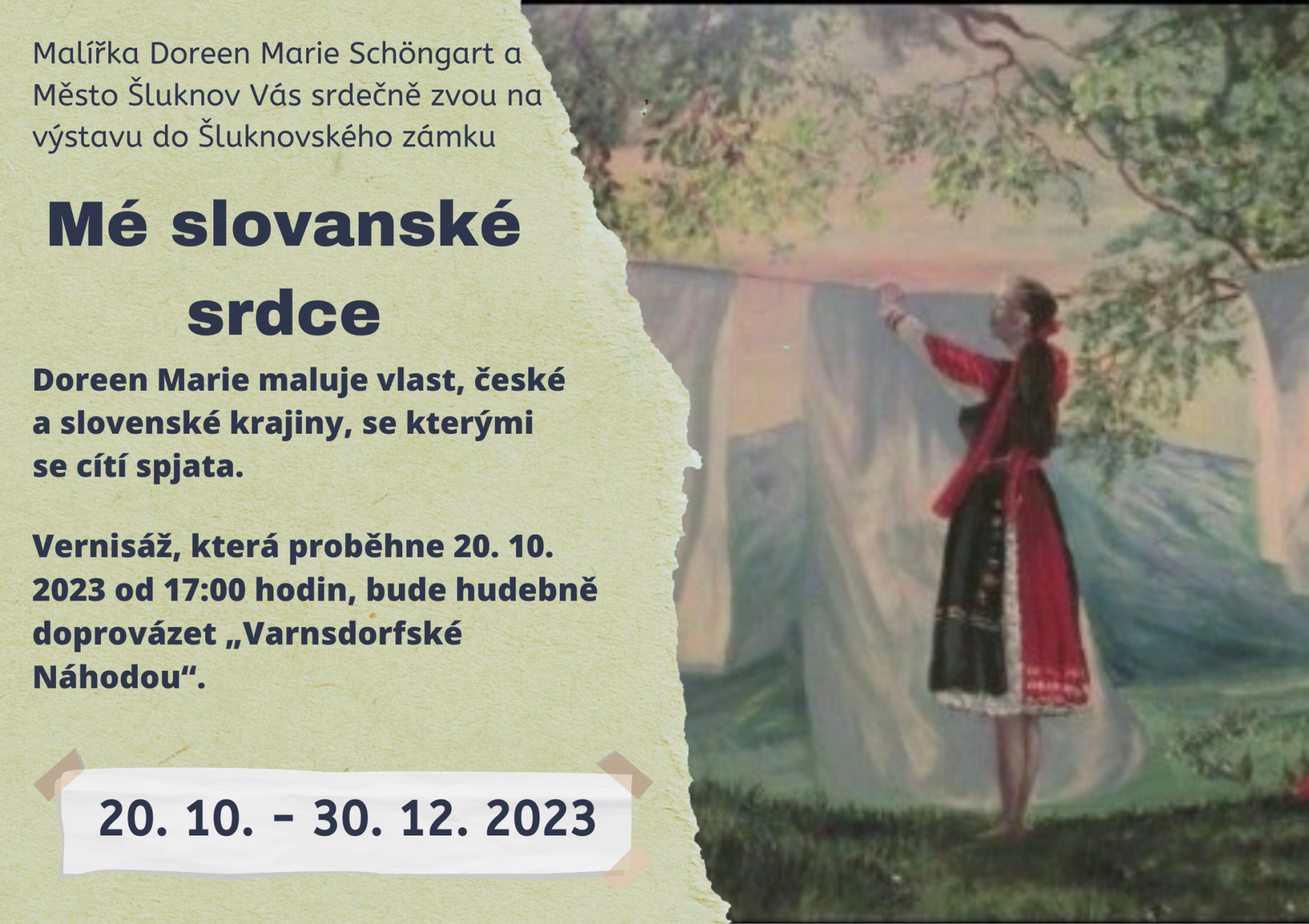 Výstava obrazů ve Šluknovském zámku